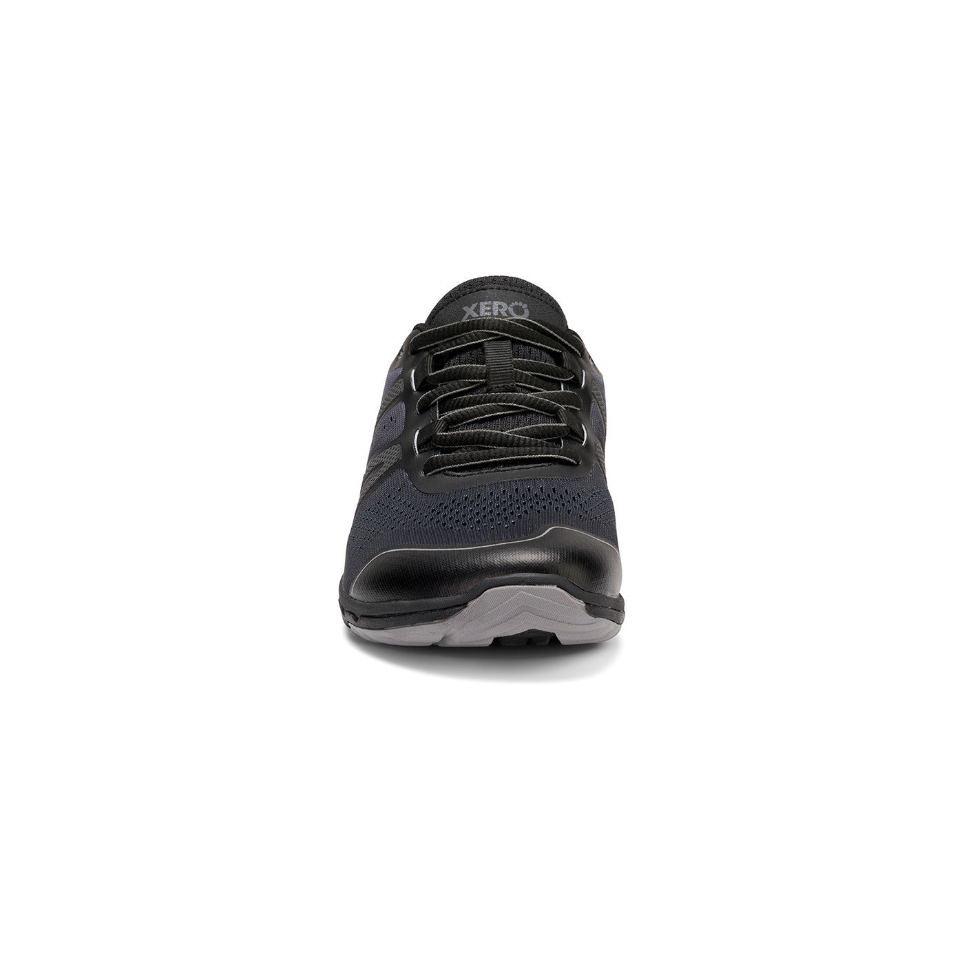 Xero Shoes HFS II in Black Frost Gray für Damen, Vorderansicht, atmungsaktive Barfuß-Laufschuhe, erhältlich im Onlineshop für Barfußschuhe