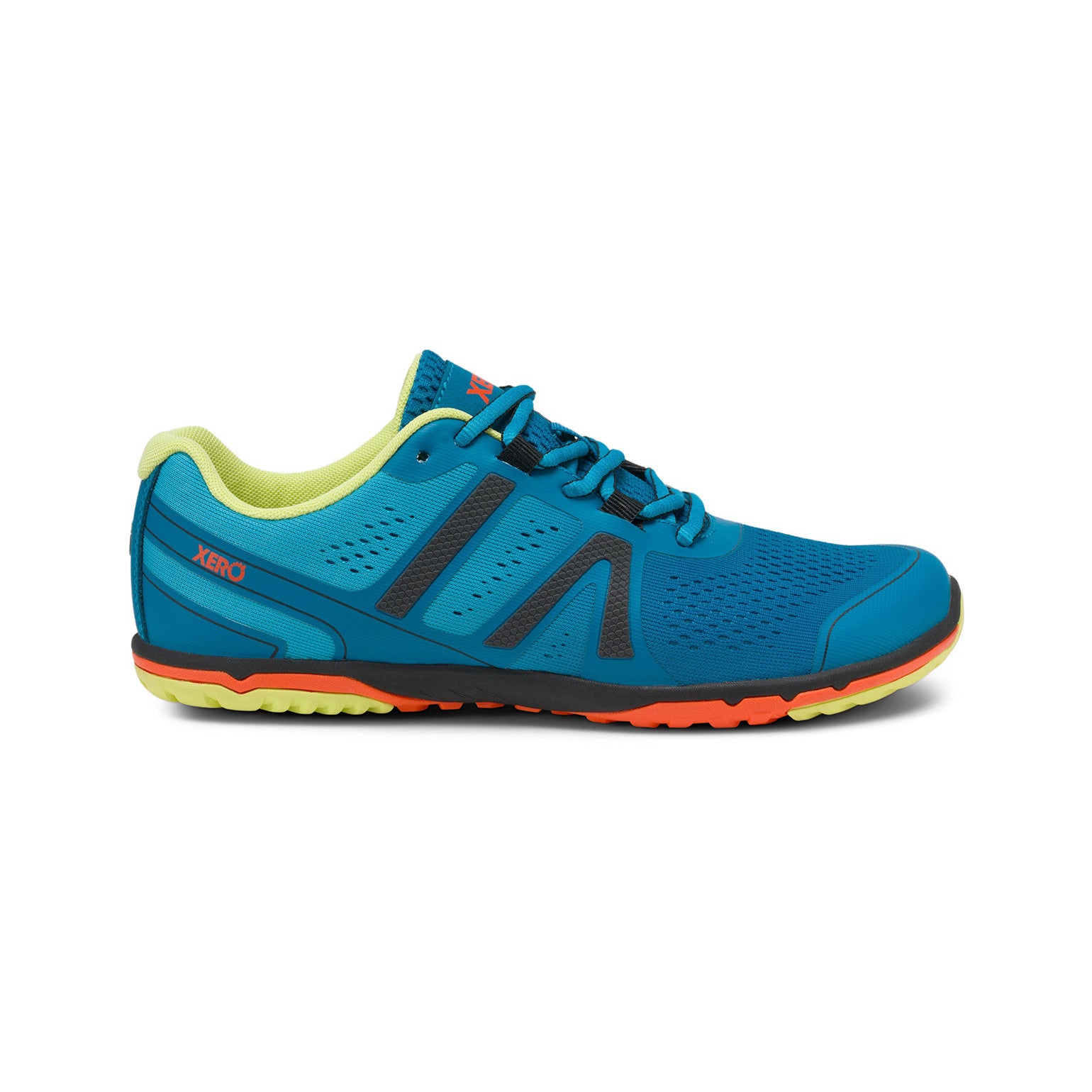 Xero Shoes HFS II in Tidal Wave für Damen, seitliche Ansicht rechts, bequeme Barfuß-Laufschuhe, erhältlich im Onlineshop für Barfußschuhe