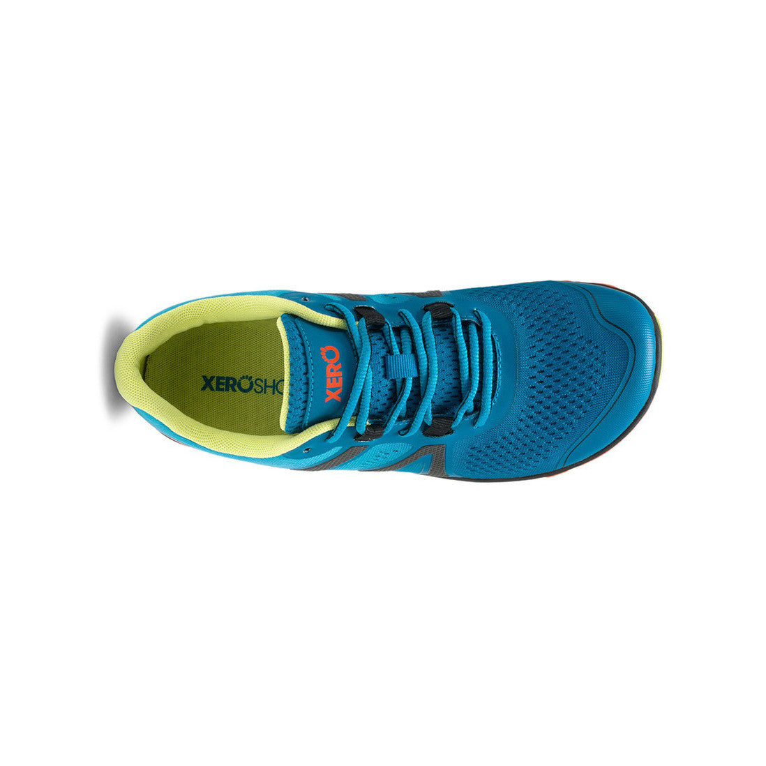 Xero Shoes HFS II in Tidal Wave für Damen, Draufsicht, leichte Barfuß-Laufschuhe, jetzt im Onlineshop für Barfußschuhe erhältlich