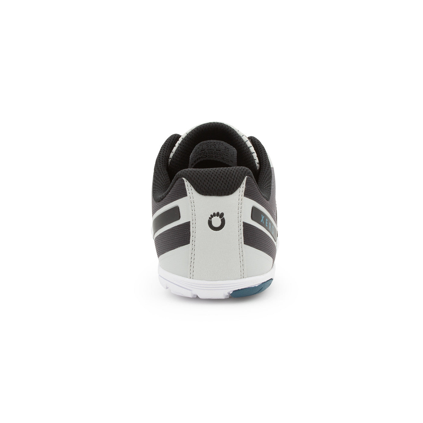 Barfußschuhe Xero Shoes HFS für Damen in Aurora Gray, Sneaker und Laufschuhe, Rückansicht im Onlineshop.