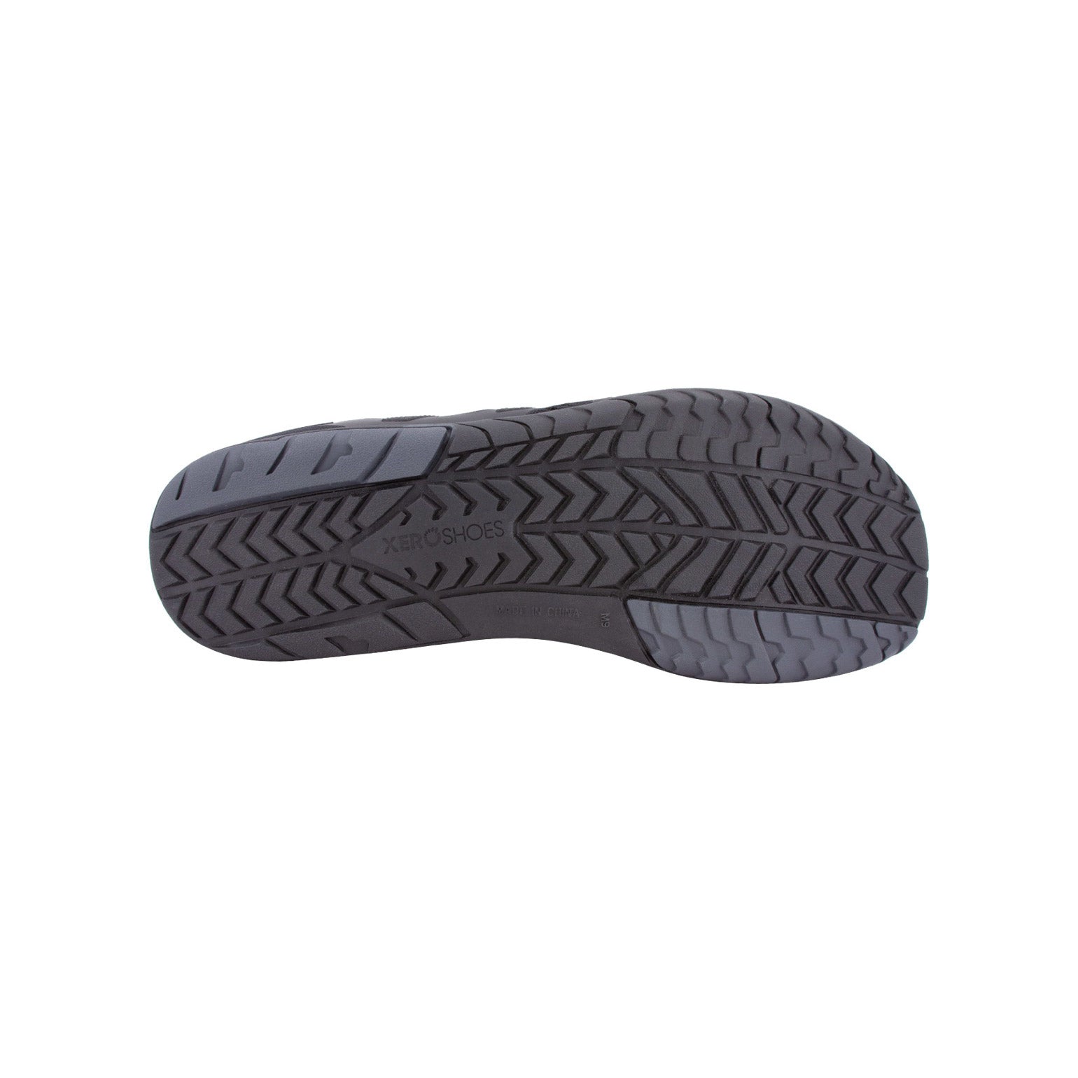 Barfußschuhe Xero Shoes HFS für Damen in Schwarz, Sneaker und Laufschuhe, Ansicht von unten im Onlineshop.