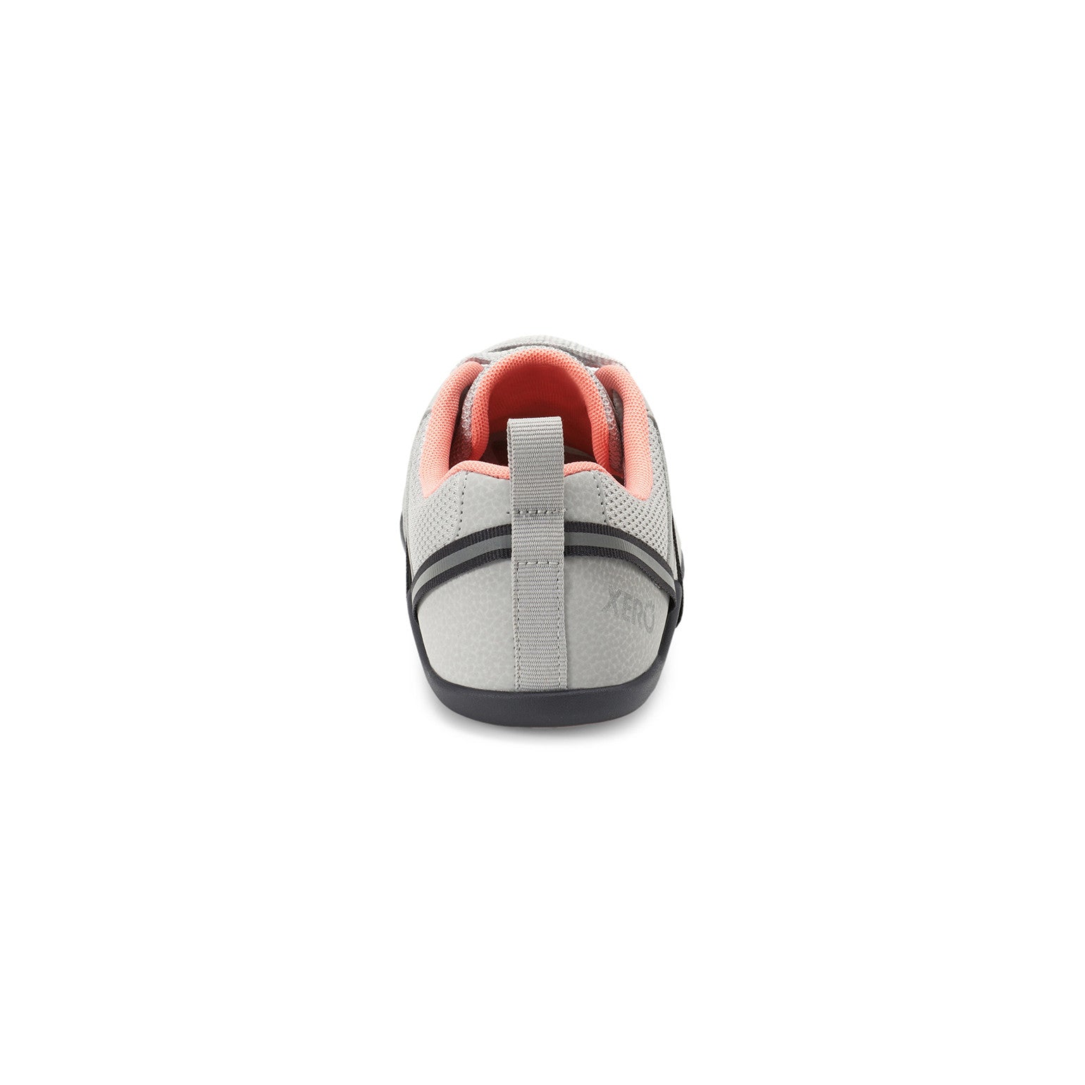 Rückansicht der Xero Shoes Prio Women Barfußschuhe in lunar rock als Sneaker im Onlineshop für Barfußschuhe