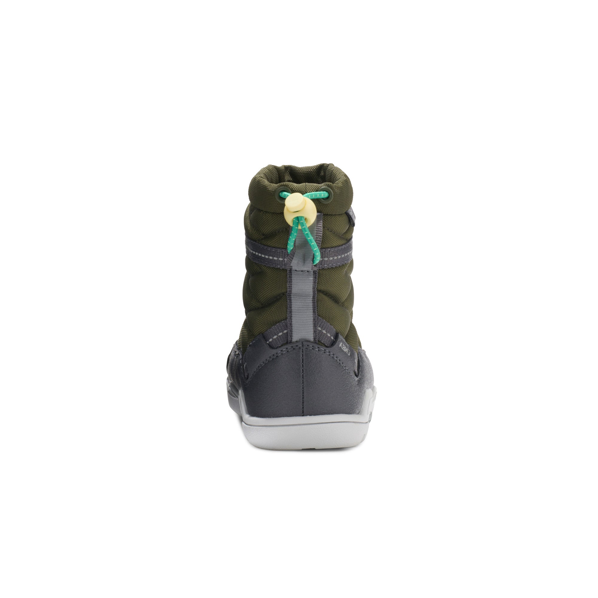 Xero Shoes Alpine Pull-On wasserdichter Schneestiefel für kleine Kinder, Rückansicht im Onlineshop für Barfußschuhe