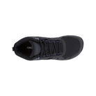 Daylite Hiker Fusion Men Black Barfußschuhe Wanderschuhe, Ansicht von oben. Diese schwarzen Wanderschuhe bieten eine perfekte Passform und außergewöhnlichen Komfort für lange Wanderungen. Erhältlich in unserem Onlineshop für Barfußschuhe.