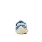 Barfußschuhe Merrell Vapor Glove 6 in Chambray für Damen, Rückansicht, erhältlich in unserem Onlineshop für Barfußschuhe. Leicht und flexibel für ein natürliches Laufgefühl und Unterstützung bei jeder Bewegung.