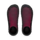 Kompressionssocken Skinners 2.0 Compression in Karminrot, Ansicht von oben, erhältlich in unserem Onlineshop für Barfußschuhe. Das flexible Design fördert die Blutzirkulation und bietet Komfort für sportliche Aktivitäten sowie Erholungsphasen. Ideal für den täglichen Gebrauch.