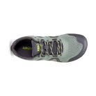 Obenansicht der Xero Shoes Mesa Trail II Damen Barfußschuhe in lily pad als leichte Wanderschuhe im Onlineshop für Barfußschuhe