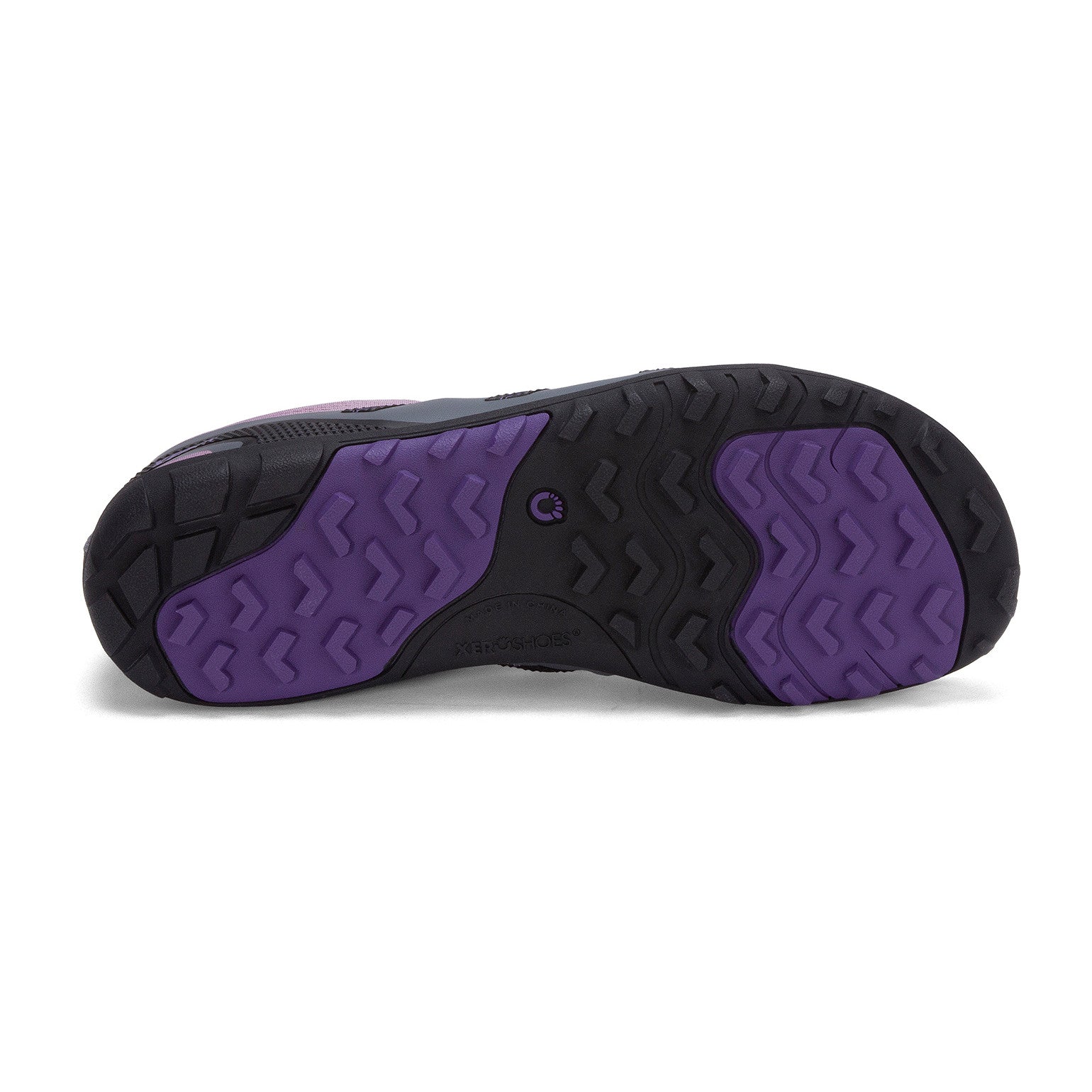 Xero Shoes Mesa Trail II Damen Barfußschuhe in Orchid, Wanderschuhe von unten im Onlineshop für Barfußschuhe