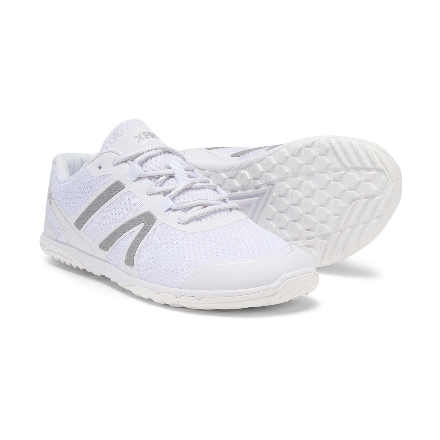 Herren-Barfußschuh Xero Shoes HFS II in Weiß, vielseitiger Sneaker für Laufen und Alltag, verfügbar in unserem Onlineshop für Barfußschuhe