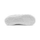 Xero Shoes HFS II in Weiß für Damen, Sohlenansicht, rutschfeste und flexible Barfuß-Laufschuhe, erhältlich im Onlineshop für Barfußschuhe