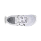 Xero Shoes HFS II in Weiß für Damen, Draufsicht, leichte und atmungsaktive Barfuß-Laufschuhe, erhältlich im Onlineshop für Barfußschuhe