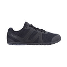 Xero Shoes HFS Sneaker in Schwarz für Herren, rechte Ansicht, atmungsaktive Laufschuhe im Onlineshop für Barfußschuhe.