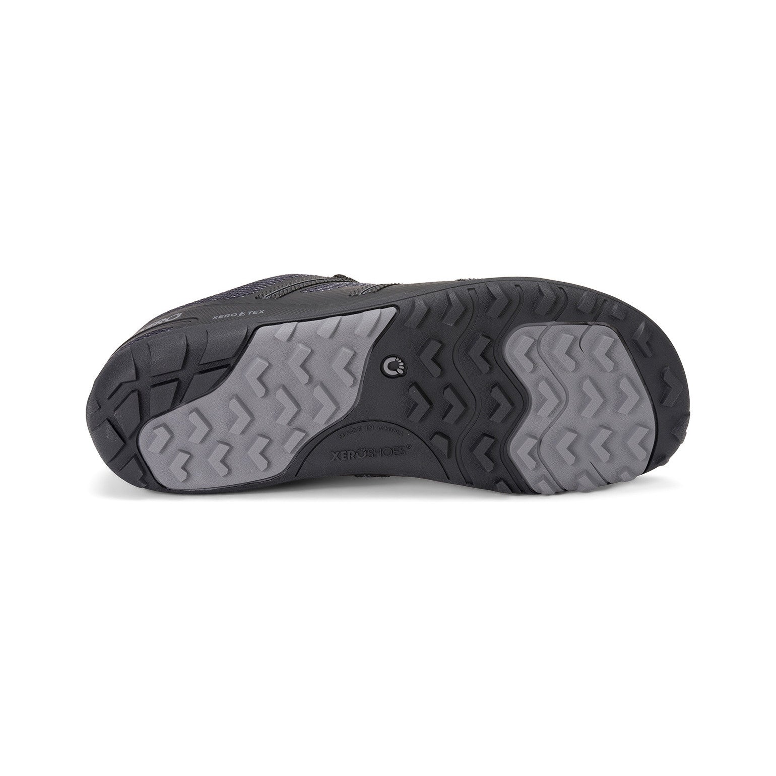 Wasserdichte Xero Shoes Mesa Trail WP Damen Barfußschuhe als Wanderschuhe von unten in unserem Onlineshop für Barfußschuhe