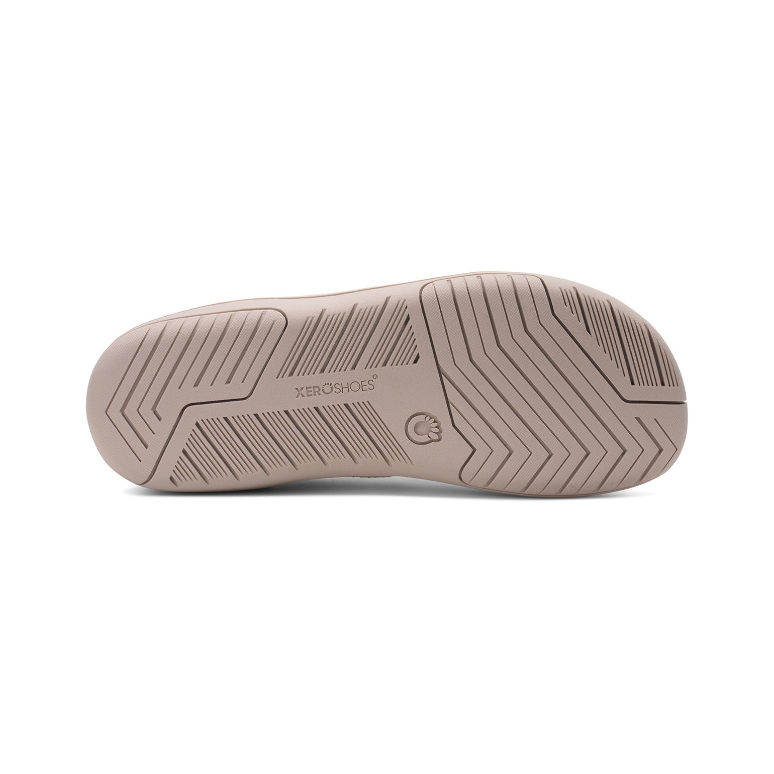Xero Shoes Nexus Knit Sneaker in Silver Lining für Damen, Unteransicht, atmungsaktiv und flexibel, ideal für unseren Onlineshop für Barfußschuhe.