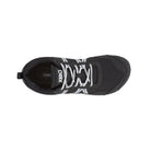 Xero Shoes Prio Damen Barfußschuhe in schwarz-weiß, Draufsicht im Onlineshop für Barfußschuhe