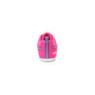 Die Xero Shoes Prio Youth in Pink als strapazierfähige Barfußschuhe für Kinder, Rückansicht, verfügbar in unserem Onlineshop für Barfußschuhe.