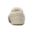 Xero Shoes Pagosa Cozy Damen Hausschuhe in Cream als warme Barfußschuhe im Onlineshop aus der Rückansicht