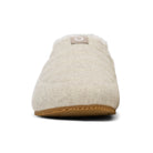 Xero Shoes Pagosa Cozy Damen Hausschuhe in Cream als warme Barfußschuhe im Onlineshop aus der Vorderansicht