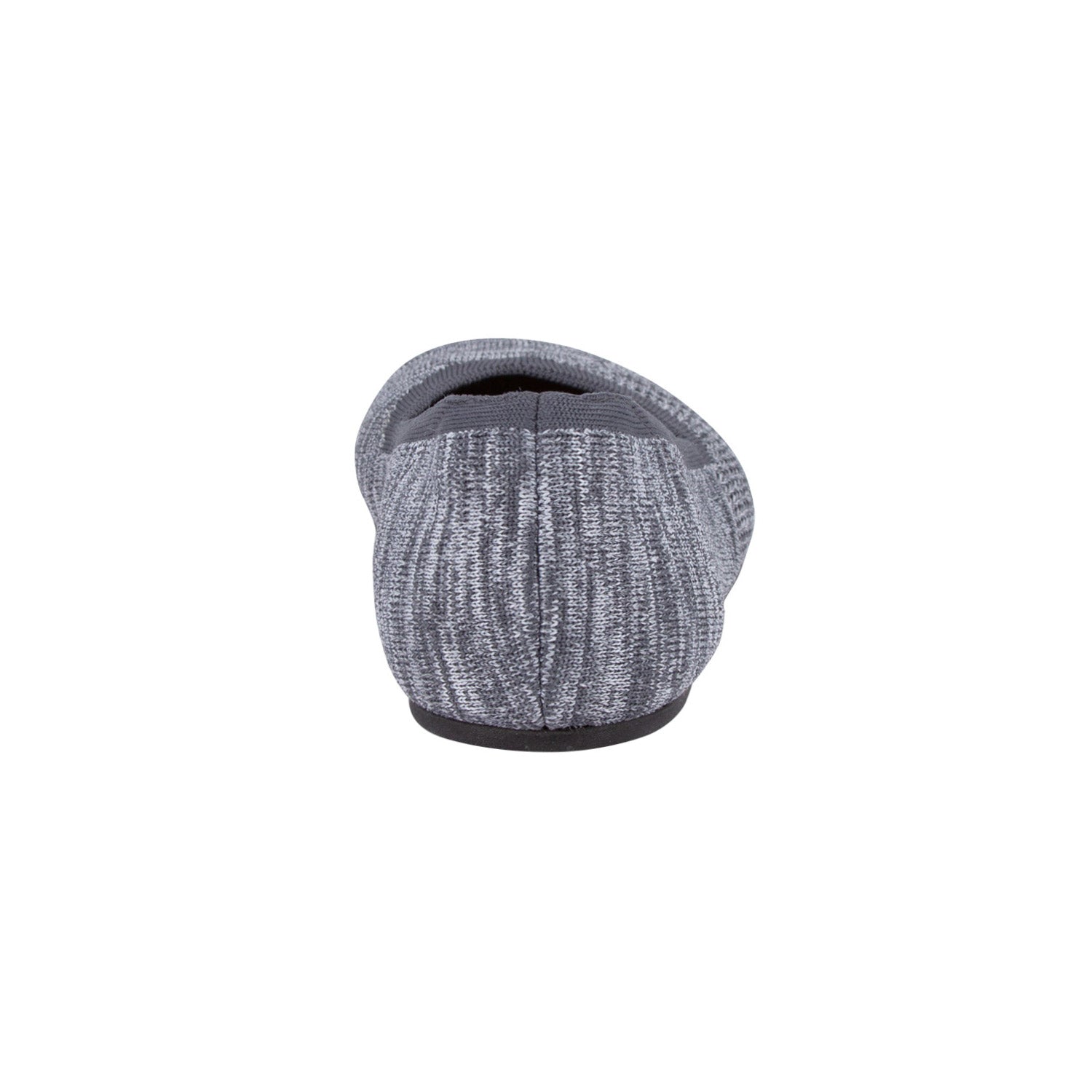 Graue Phoenix Knit Damen Ballerinas von Xero Shoes als Barfußschuhe, Rückansicht im Onlineshop für Barfußschuhe