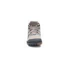 Frontansicht der Xero Shoes Scrambler Mid II Damen Barfußschuhe in Paloma als Wanderschuhe im Onlineshop für Barfußschuhe