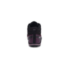 Xero Shoes Scrambler Mid Barfußschuhe, Wanderschuhe für Damen, Rückansicht in Black Fig im Onlineshop für Barfußschuhe