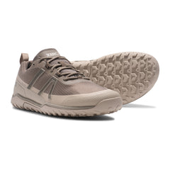 Xero Shoes Scrambler Trail Low WP Herren Barfußschuh in Graubraun-Creme