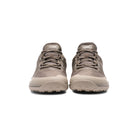 Frontansicht der Xero Shoes Scrambler Trail Low WP Damen Barfußschuhe in morel pure cashmere – wasserdichte Wanderschuhe im Onlineshop für Barfußschuhe
