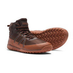Xero Shoes Scrambler Trail Mid WP Herren Barfußschuh in Dunkelbraun-Beige