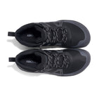 Xero Shoes Scrambler Trail Mid WP Barfußschuhe für Herren, wasserdichte Wanderschuhe, schwarze Top-Ansicht im Onlineshop