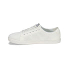 Xero Shoes Dillon Barfußschuhe für Damen in Weiß aus der linken Seitenansicht, bequem und ideal für den Alltag. Erhältlich in unserem Onlineshop für Barfußschuhe.