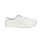 Xero Shoes Dillon Barfußschuhe für Damen in Weiß aus der rechten Seitenansicht, bequem und perfekt für den Alltag. Erhältlich in unserem Onlineshop für Barfußschuhe.