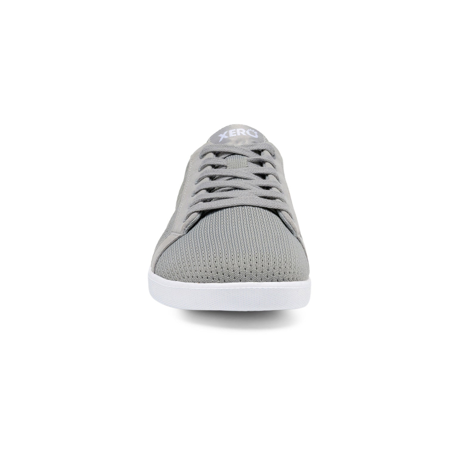 Xero Shoes Dillon Barfußschuhe für Herren in Alloy aus der Vorderansicht, leicht und flexibel für höchsten Tragekomfort im Alltag. Erhältlich in unserem Onlineshop für Barfußschuhe.