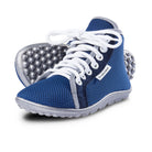 leguanito aktiv plus blau Leguano Barfußschuhe für Kinder – erhältlich im barfusswelteb.com Barfußschuhe Onlineshop