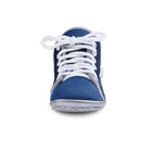 leguanito aktiv plus blau Leguano Barfußschuhe für Kinder – Sockenschuhe, Vorderansicht, erhältlich im barfusswelteb.com Barfußschuhe Onlineshop