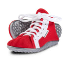 leguanito aktiv plus rot Leguano Barfußschuhe für Kinder – Hauptansicht, erhältlich im barfusswelteb.com Barfußschuhe Onlineshop
