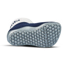 Leguanito Barfußschuhe für Kinder von Leguano in Blau – Sockenschuhe, Unteransicht, erhältlich im barfusswelteb.com Barfußschuhe Onlineshop