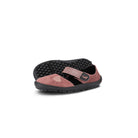 Leguanito Jarina Sandalen Kinder rot mit Glitzer als Barfußschuhe im Onlineshop, leichte und flexible Schuhe für kleine Kinderfüße