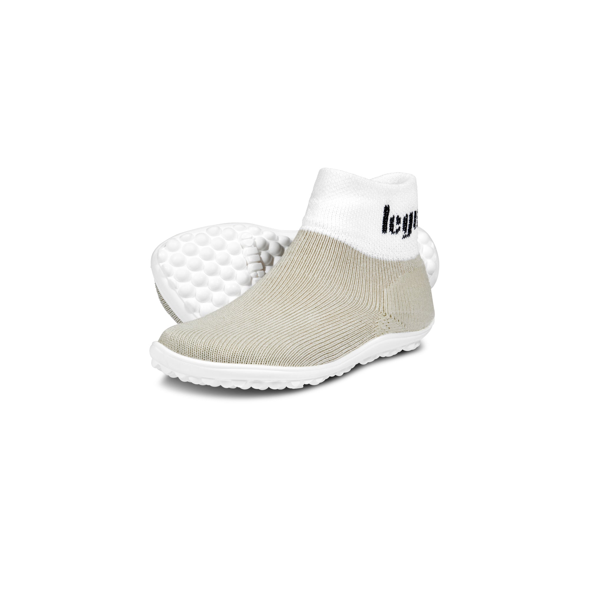 Leguanito Barfußschuhe für Kinder von Leguano in Perlmutt – Sockenschuhe, erhältlich im barfusswelteb.com Barfußschuhe Onlineshop