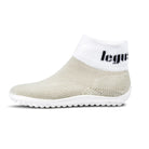 Leguanito Barfußschuhe für Kinder von Leguano in Perlmutt – Sockenschuhe, Seitenansicht von links, erhältlich im barfusswelteb.com Barfußschuhe Onlineshop