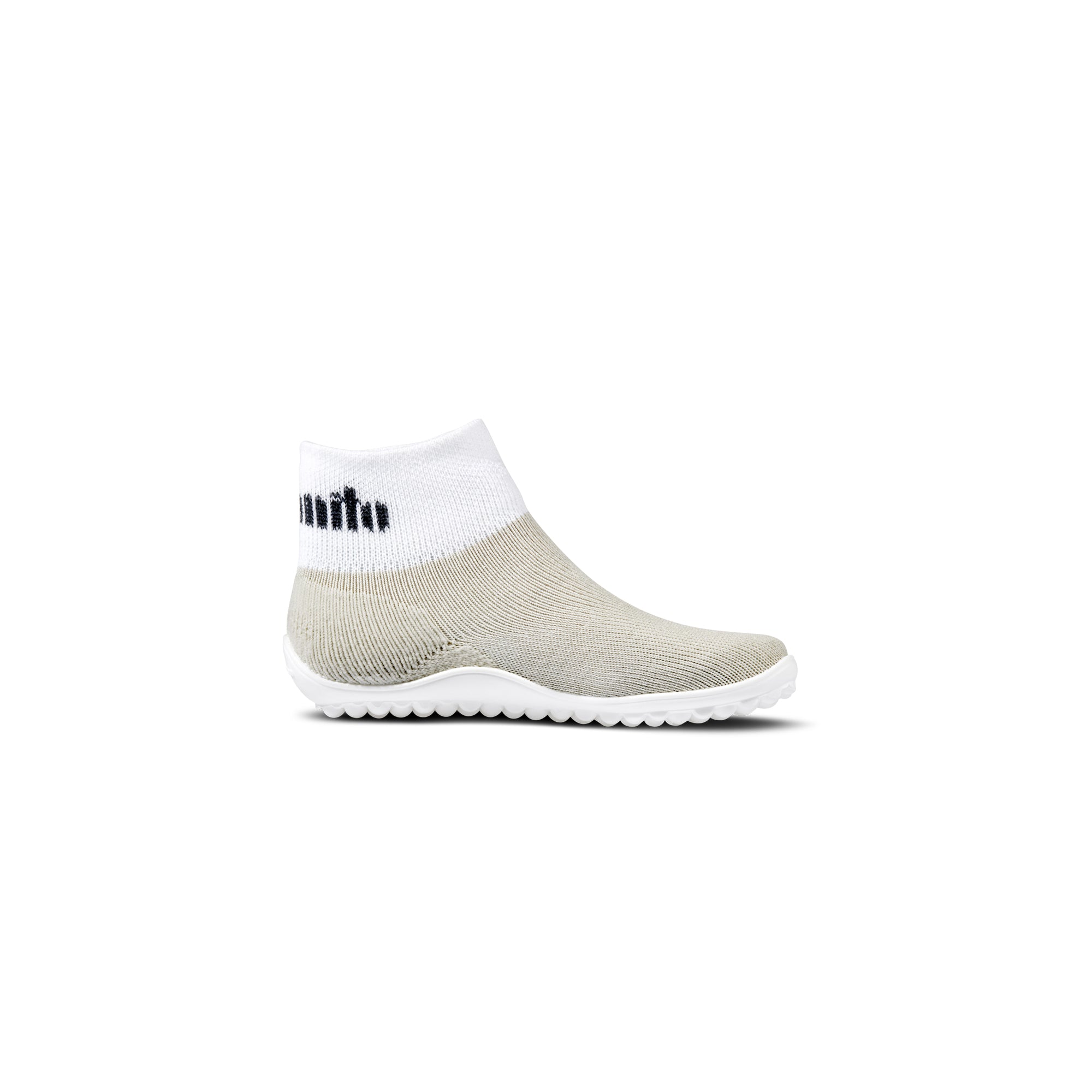 Leguanito Barfußschuhe für Kinder von Leguano in Perlmutt – Sockenschuhe, Seitenansicht von rechts, erhältlich im barfusswelteb.com Barfußschuhe Onlineshop