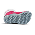 Leguanito Barfußschuhe für Kinder von Leguano in Pink – Sockenschuhe, Unteransicht, erhältlich im barfusswelteb.com Barfußschuhe Onlineshop