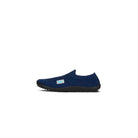 Leguanito Scio Blue (Größe 29 bis 34) Kinder Barfußschuhe Slipper – Linke Ansicht des bequemen Slippers, perfekt für den Alltag, erhältlich im Barfußschuhe Onlineshop barfusswelteb.com.