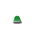 Leguanito Scio Green Kinder Barfußschuhe Slipper – Vorderansicht der Slipper in der Größe 29 bis 34, ideal für unbeschwerte Abenteuer. Erhältlich bei barfusswelteb.com.