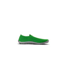 Leguanito Scio Green Kinder Barfußschuhe Slipper – Rechtsansicht der Slipper in der Größe 29 bis 34, perfekt für aktive Kinderfüße. Erhältlich bei barfusswelteb.com.