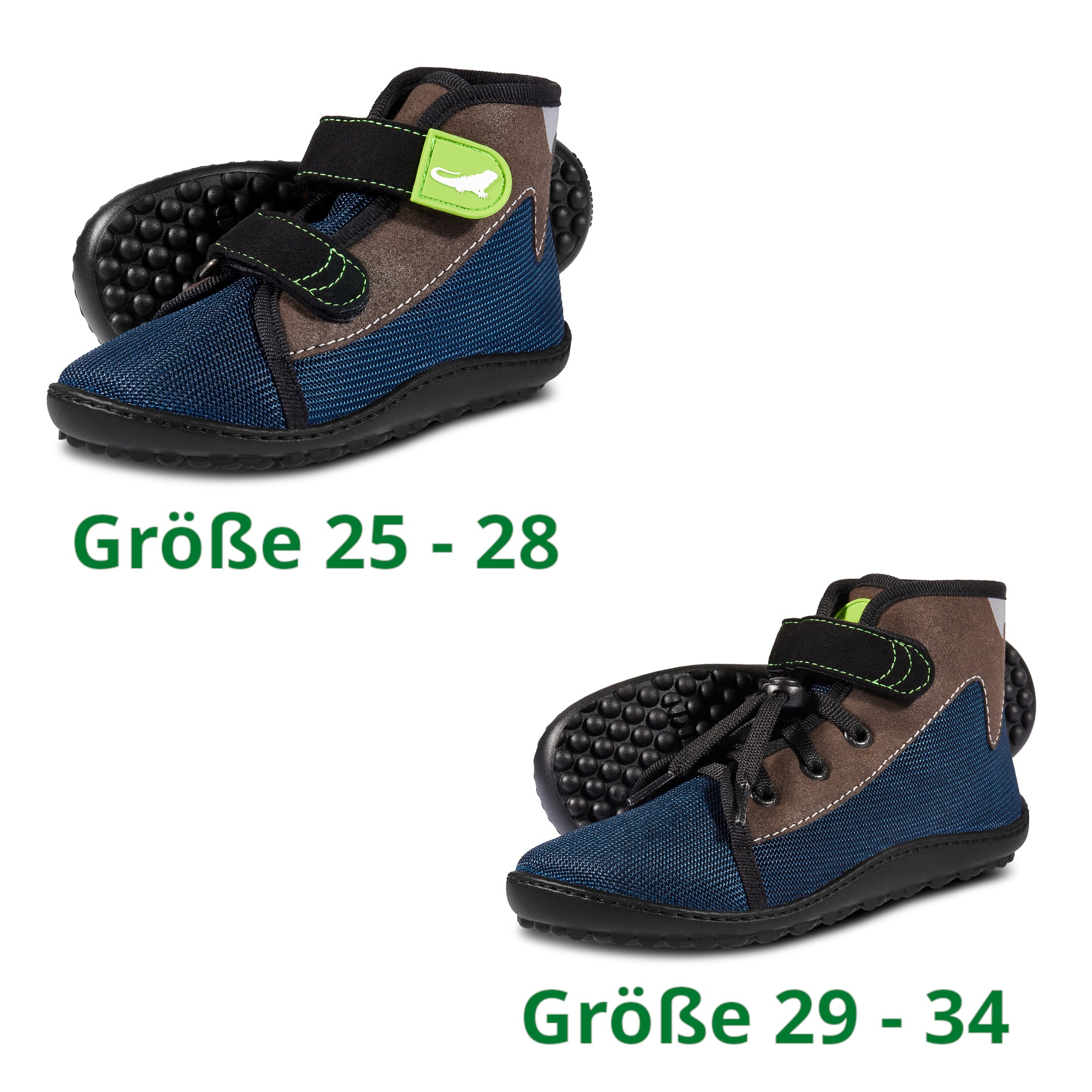 Leguanito Scippo Kinder Barfußschuhe in Blau – Wasserabweisende Slipper, ideal für aktive Kinder. Komfortable Passform und flexible Sohle für ein natürliches Laufgefühl. Jetzt bei barfusswelteb.com erhältlich.