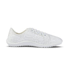 Leguano Amalfi Bianco Barfußschuhe, rechte Seitenansicht im Onlineshop für Barfußschuhe. Perfekt für Hochzeiten und festliche Anlässe, verbinden diese eleganten Schuhe Stil und Komfort mit der Flexibilität eines Barfußschuhs.