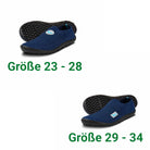 Leguano Scio Blue Kinder Barfußschuhe Slipper – Atmungsaktive und flexible Slipper für Kinder in Blau, perfekt für den Alltag, erhältlich im Barfußschuhe Onlineshop barfusswelteb.com.