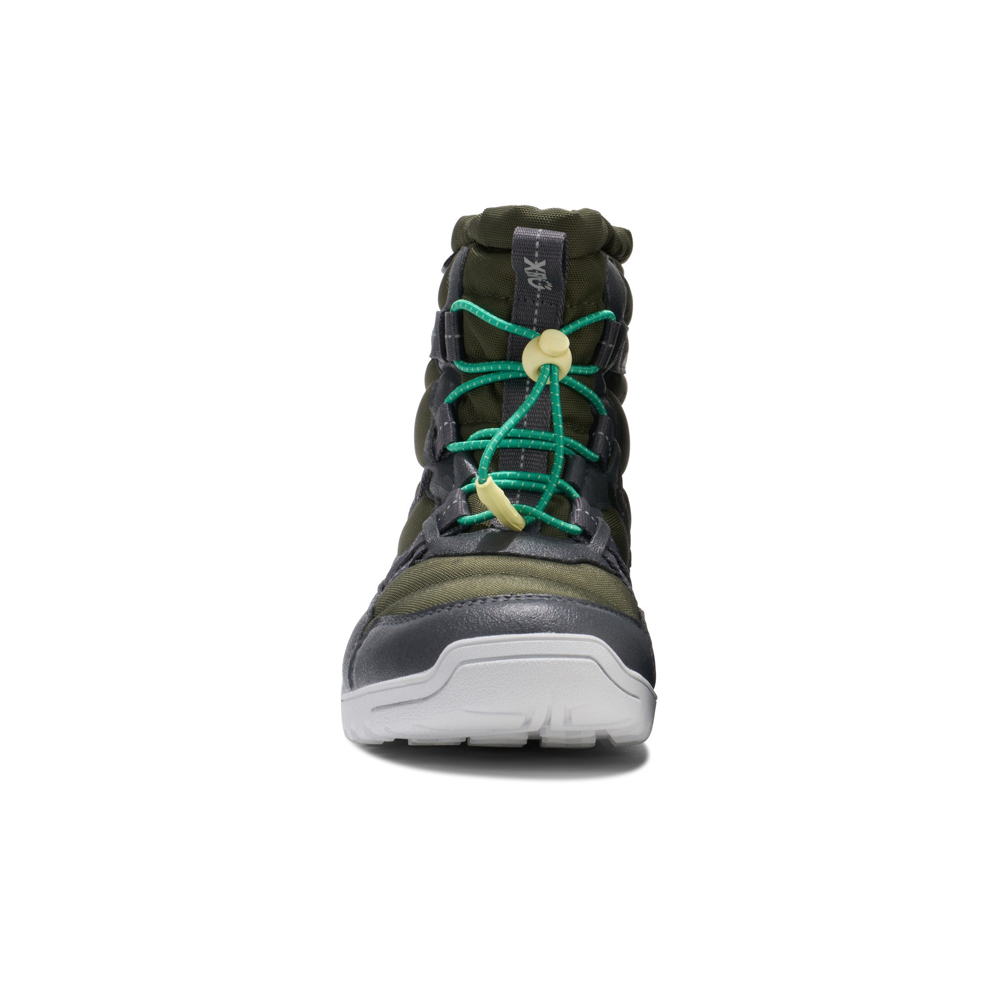 Xero Shoes Alpine Pull-On wasserdichter Schneestiefel für Kinder, Vorderansicht im Onlineshop für Barfußschuhe